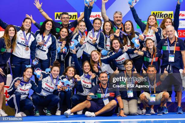 Bronze for Italy with Giuseppina Aurora Condorello, Silvia Avegno, Caterina Banchelli, Roberta Bianconi, Giuditta Galardi, Domitilla Picozzi, Sofia...