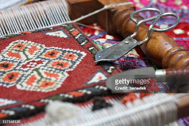 handloom, hand loom - loom stock pictures, royalty-free photos & images