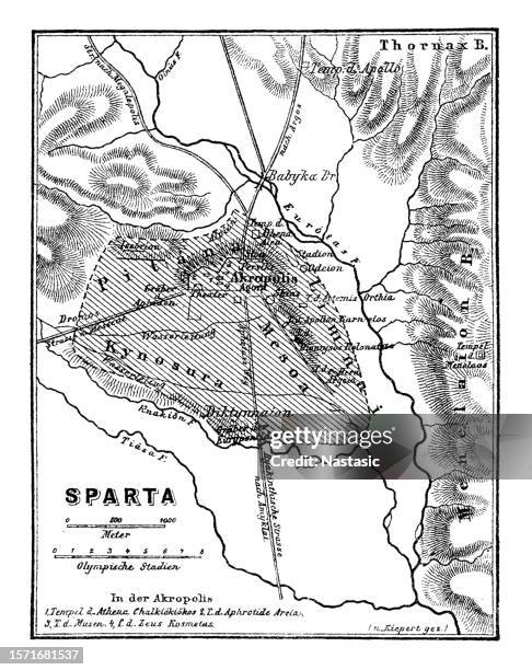 Plan Of Sparta High Res Vector Graphic Getty Images Plan Of Sparta 