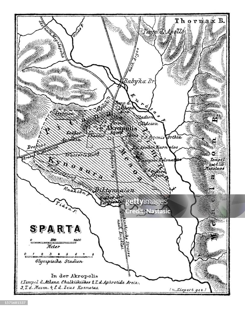 Plan Of Sparta High-Res Vector Graphic - Getty Images