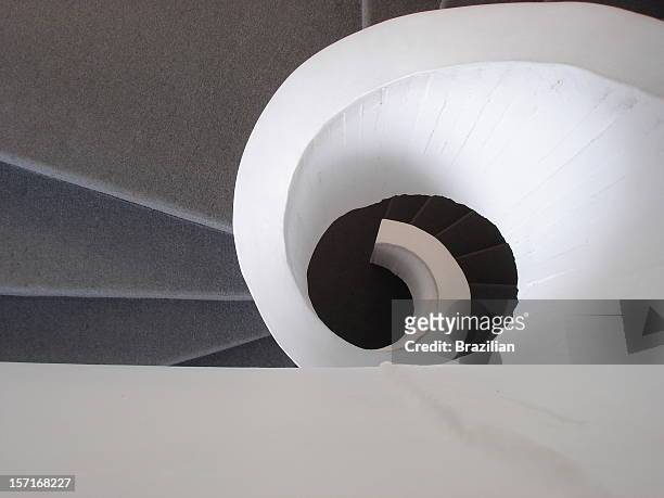 spiral stairs 2 - niteroi stock pictures, royalty-free photos & images