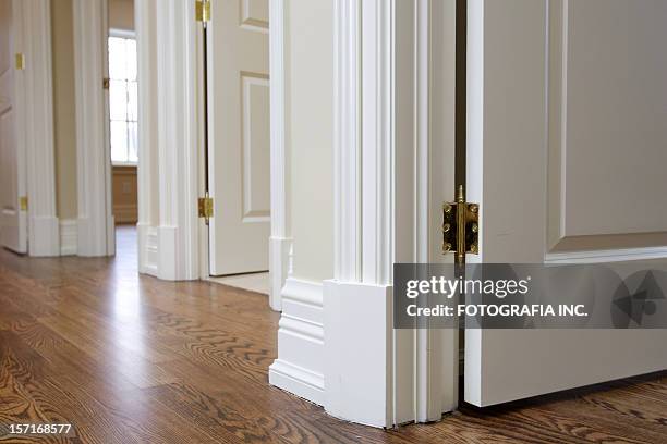 room door trim - wainscoting stock pictures, royalty-free photos & images