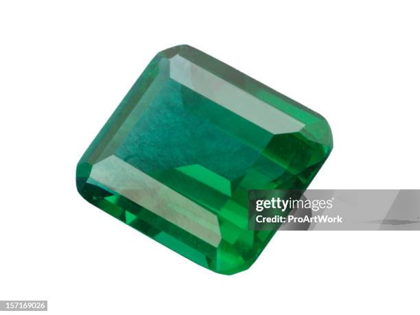 emerald stone - emerald gemstone stockfoto's en -beelden