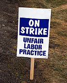 On Strike Sign