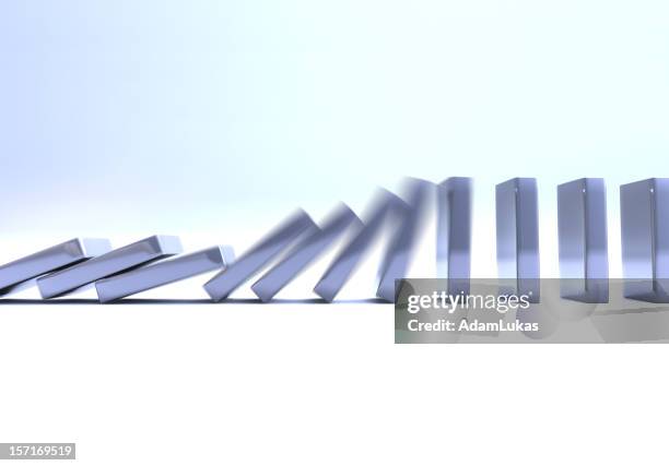 dominoes - dominos falling stock pictures, royalty-free photos & images