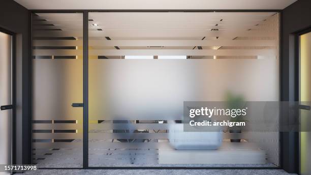 interior design. computer generated image of office. entrance lobby. architectural visualization. 3d render.  stock photo - finance background stock pictures, royalty-free photos & images