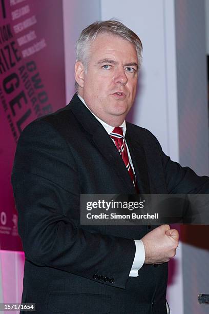 The Rt Hon Carwyn Jones AM speaks as Teresa Margolles was today announced as the winner of the Artes Mundi 5 prize at the National Museum Cardiff by...