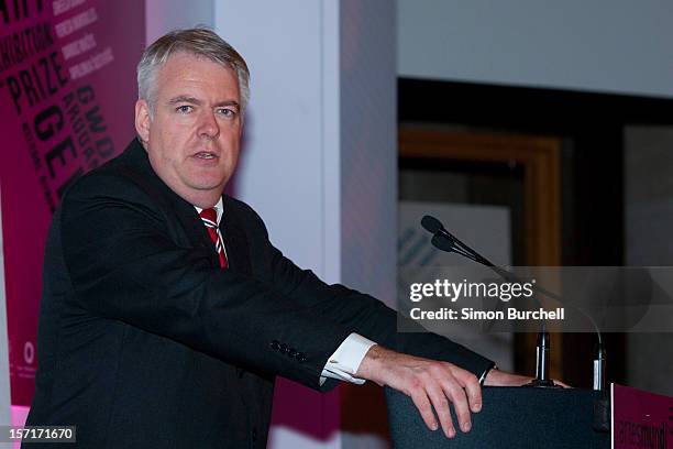 The Rt Hon Carwyn Jones AM speaks as Teresa Margolles was today announced as the winner of the Artes Mundi 5 prize at the National Museum Cardiff by...