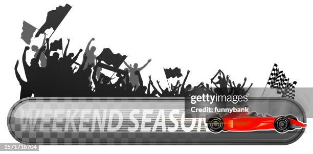 speed weekend - pit stop stock illustrations