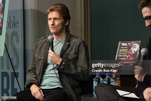 Denis Leary promotes his new book, "Merry F***in' Christmas" at Barnes & Noble Union Square on November 29, 2012 in New York City.