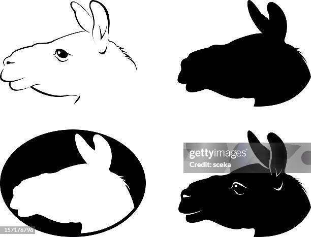 flame - llama stock illustrations