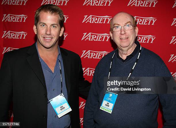 Greg Siefkin of Magic Ruby and Tom Engdahl, President & CEO, Magic Ruby, attend Variety's Entertainment Apps Conference in Association with...