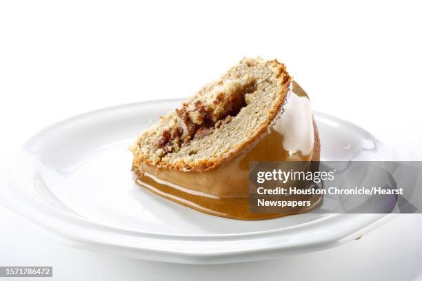 Iced coffee bundt cake photographed in the Houston Chronicle Photo Studio, Thursday, March 17 in Houston.