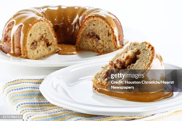 Iced coffee bundt cake photographed in the Houston Chronicle Photo Studio, Thursday, March 17 in Houston.