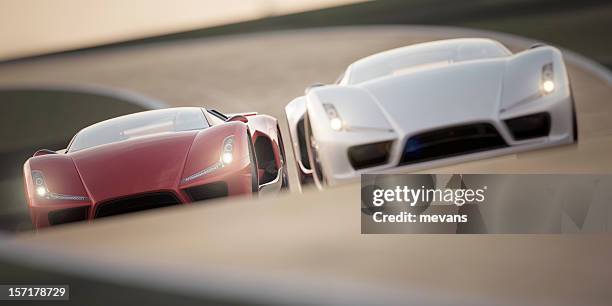 car race - street racing stock pictures, royalty-free photos & images