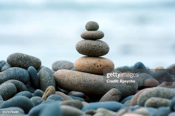 rock stacking photos and premium high res pictures -... Beach Rocks Stacked High-Res Stock Photo - Getty Images