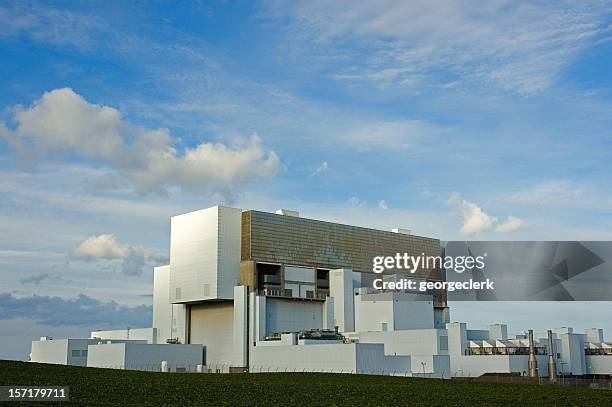 modern nuclear power - lothian stock pictures, royalty-free photos & images