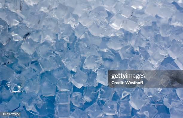 ice cubes - ice bucket stock pictures, royalty-free photos & images