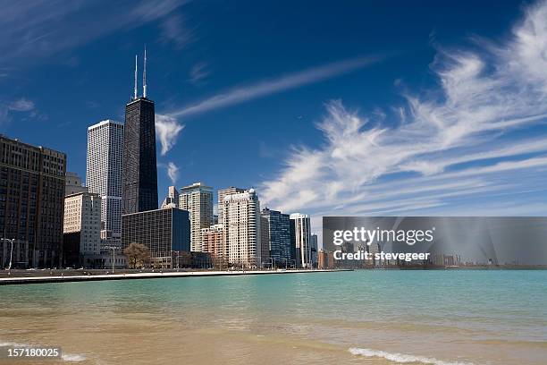 chicago goldküste - lake shore drive chicago stock-fotos und bilder