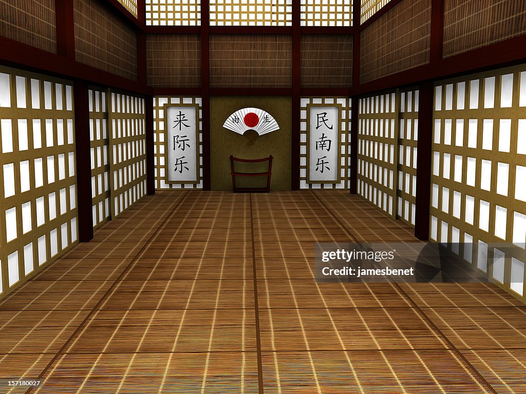 Japanese Dojo (Rendering)