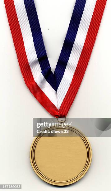 pour le gagnant - medal photos et images de collection