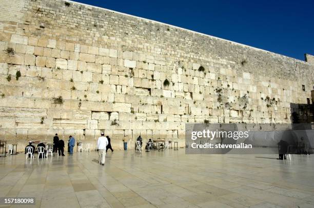 the wailing wall jerusalem israel - western wall stock pictures, royalty-free photos & images