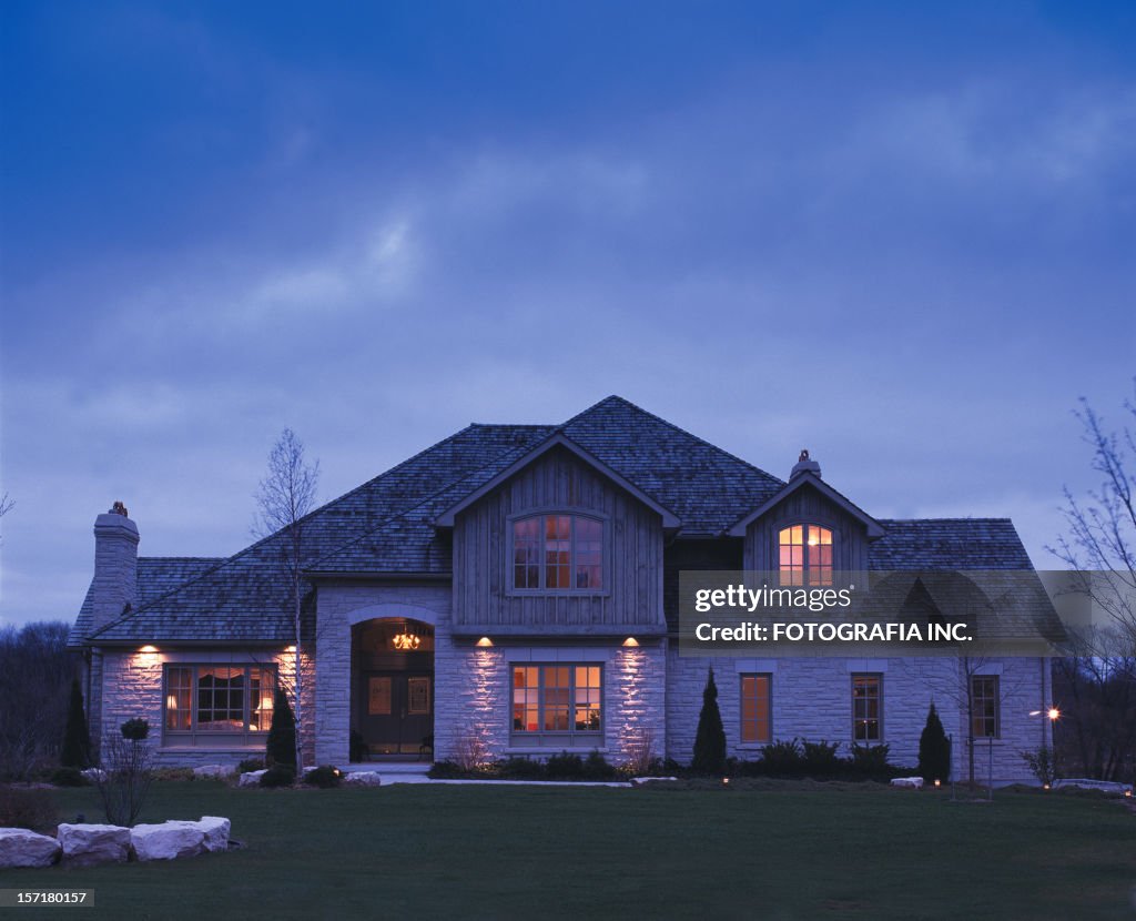 Residence at night