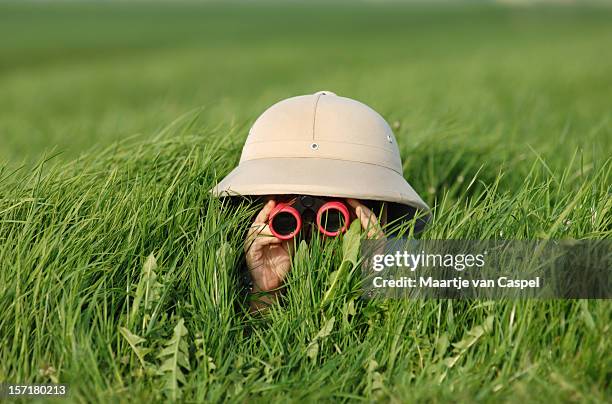 explorer in the field - ontdekkingsreiziger stockfoto's en -beelden