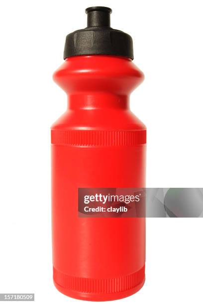 new red water bottle - water bottle stock pictures, royalty-free photos & images