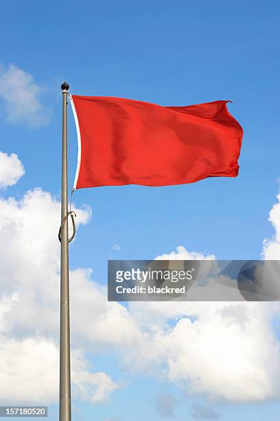 red flag - red revolution stock pictures, royalty-free photos & images