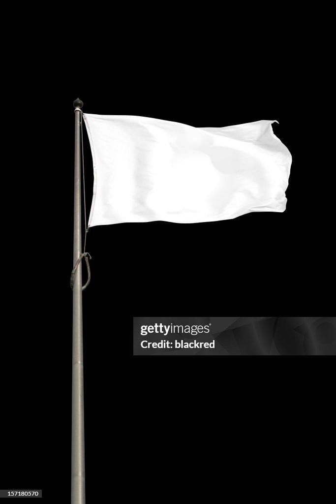 Blank White Flag