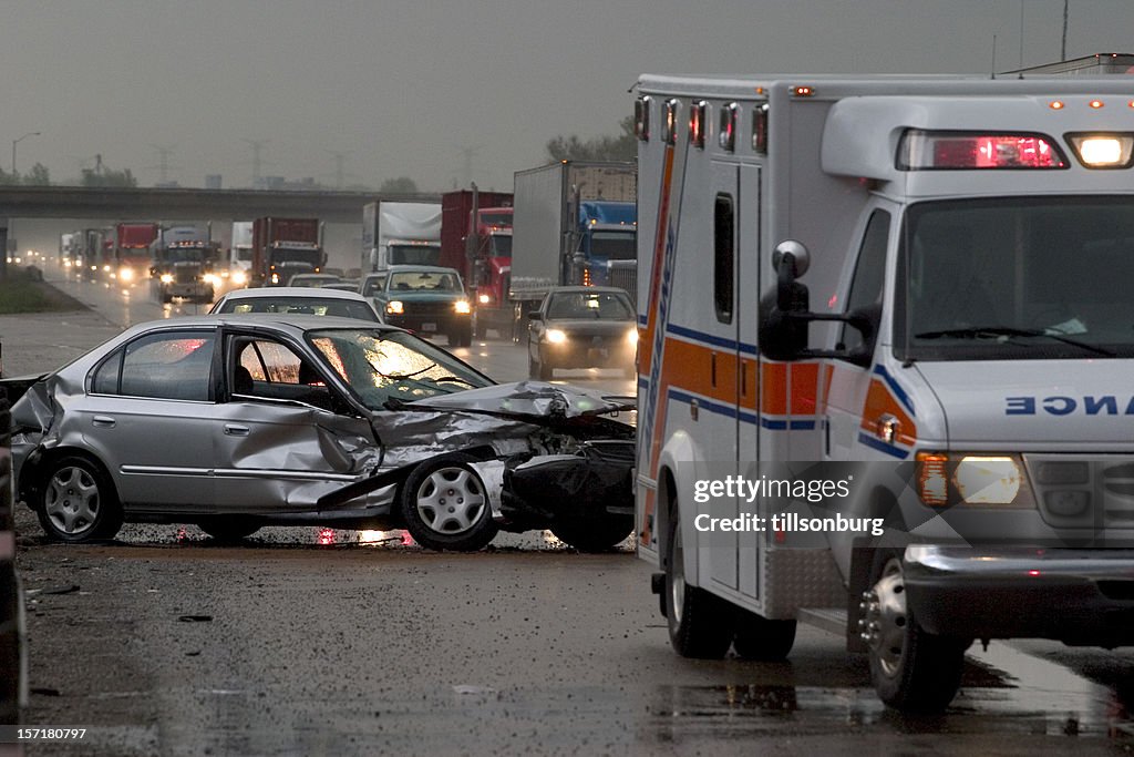 Acidente de Carro de estrada