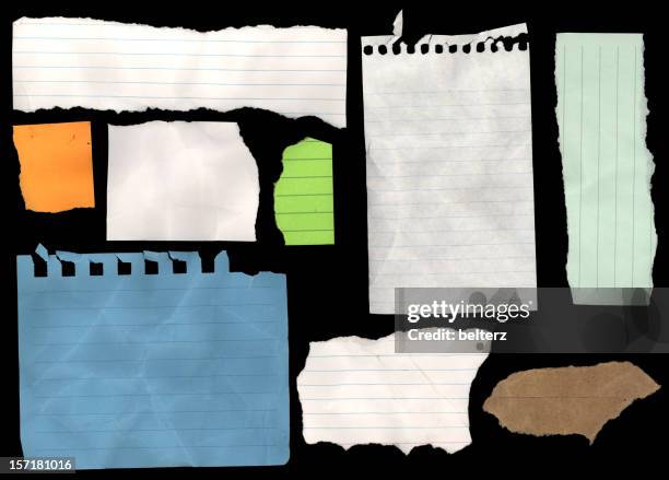 pieces of paper - crumpled stock pictures, royalty-free photos & images