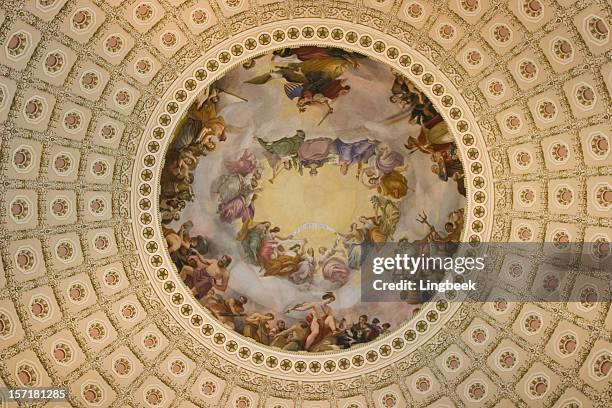 apotheosis of washington dc - da vinci stockfoto's en -beelden