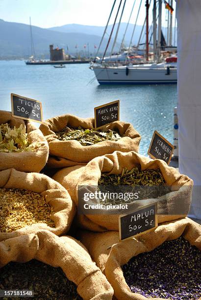 mediterranean spice market - toscana livorno stock pictures, royalty-free photos & images