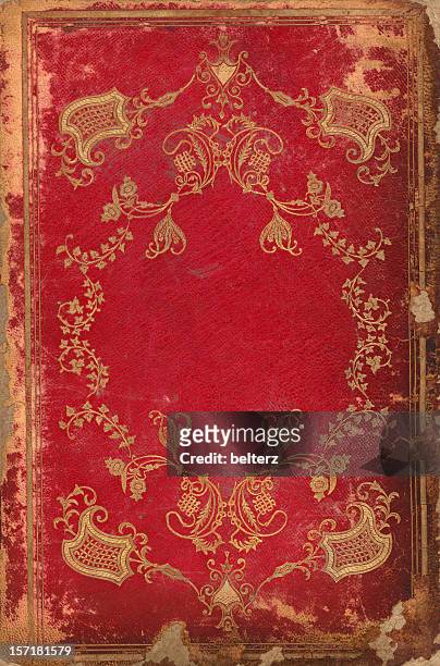 victorian book cover - victorian design stock pictures, royalty-free photos & images