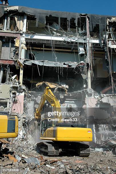 demolition - raze stock pictures, royalty-free photos & images