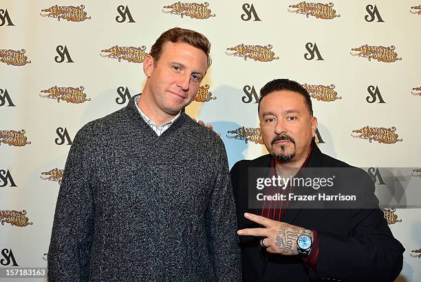 Director Ruben Fleischer and Mister Cartoon arrive at SA Studios and Mister Cartoon VIP Screening and After Party of Warner Brothers Pictures...