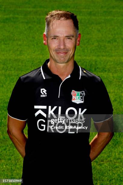 Han Tijshen hoofd medische zaken during an photocall of team NEC Nijmegen on July 7, 2023 in Nijmegen, Netherlands.