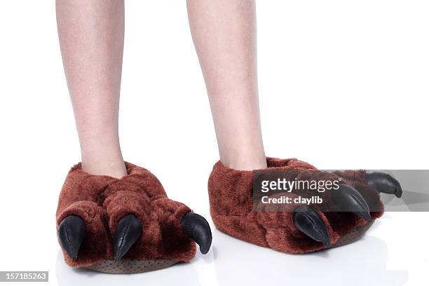 monster feet - pointed foot stock pictures, royalty-free photos & images