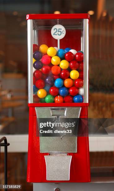gumball machine - gumball machine isolated stock pictures, royalty-free photos & images