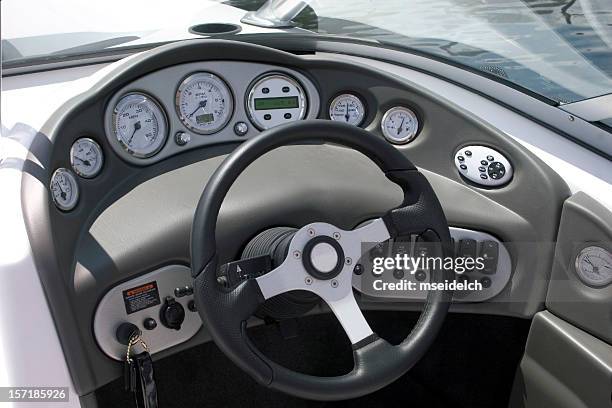 boat dashboard - boat stereo stock pictures, royalty-free photos & images