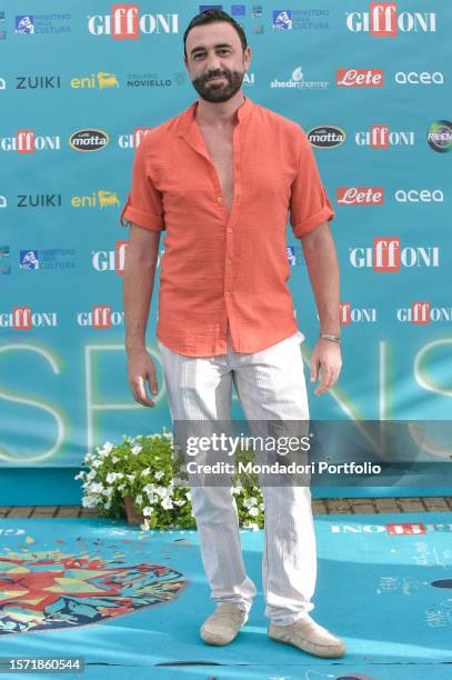 Italian actor Filippo Ciccone at Giffoni Film Festival 2023. Giffoni Valle Piana , July 25th, 2023