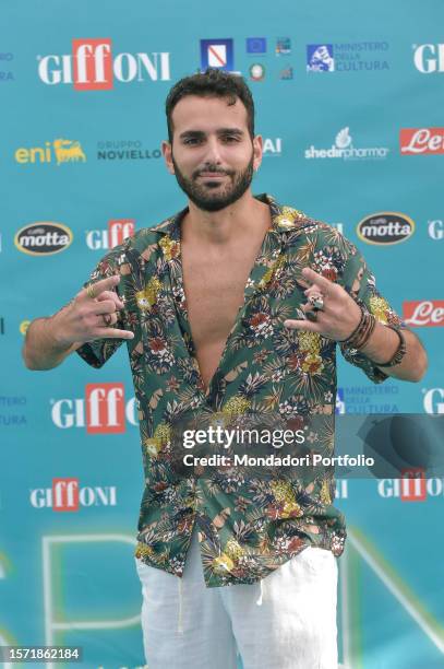 Italian actor Gaetano Marsico at Giffoni Film Festival 2023. Giffoni Valle Piana , July 25th, 2023