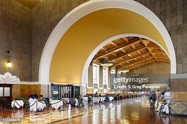 union station - union station los angeles stock pictures, royalty-free photos & images