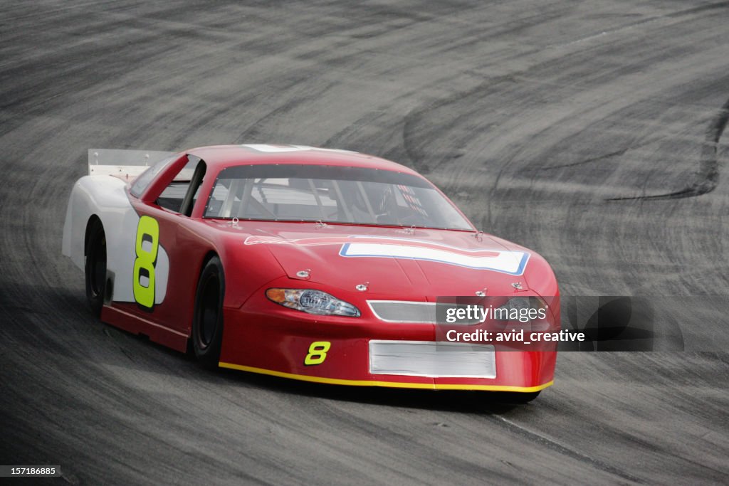 Motorsports-Rouge voiture de course