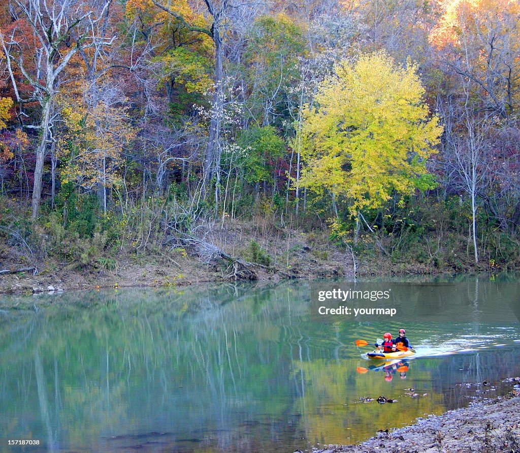 Kayakers on Big Piney