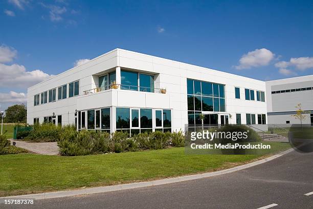 modern building - headquarters stock pictures, royalty-free photos & images