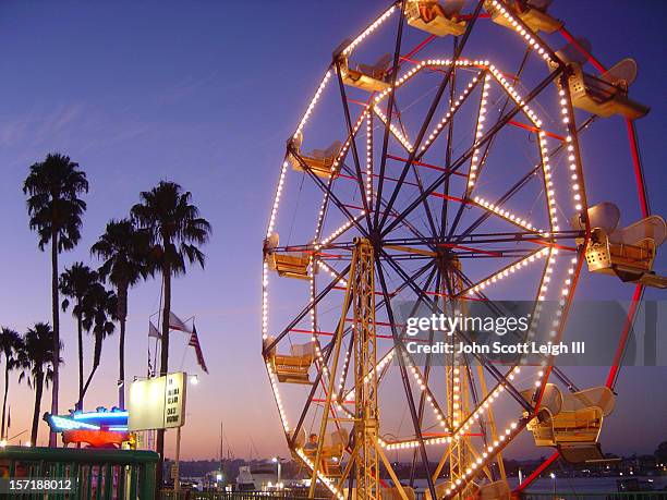 summer ferris wheel - school fete stock pictures, royalty-free photos & images