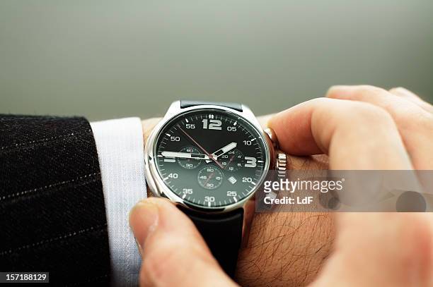business time - wristwatch stock pictures, royalty-free photos & images